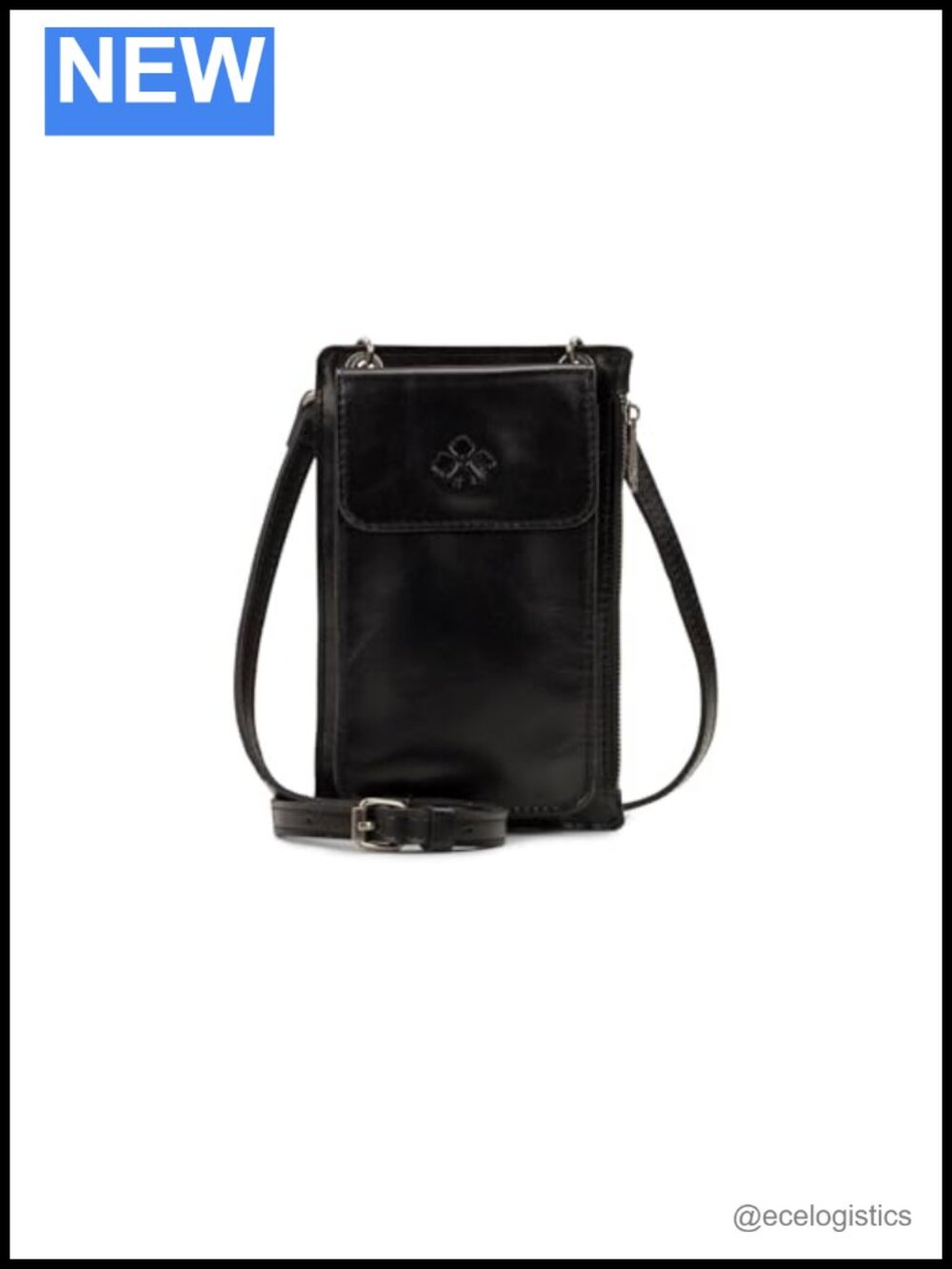 Full-Grain Leather Crossbody Bag with RFID Protection